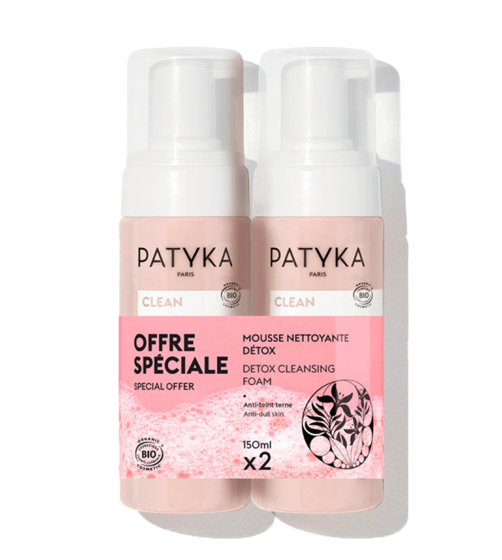 Duo Mousse Nettoyante Détox